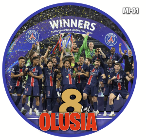 Mistrzowie piłka nożna Opłatek Na Tort