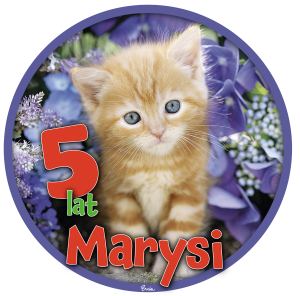 Kot, Kotek Opłatek Na Tort 